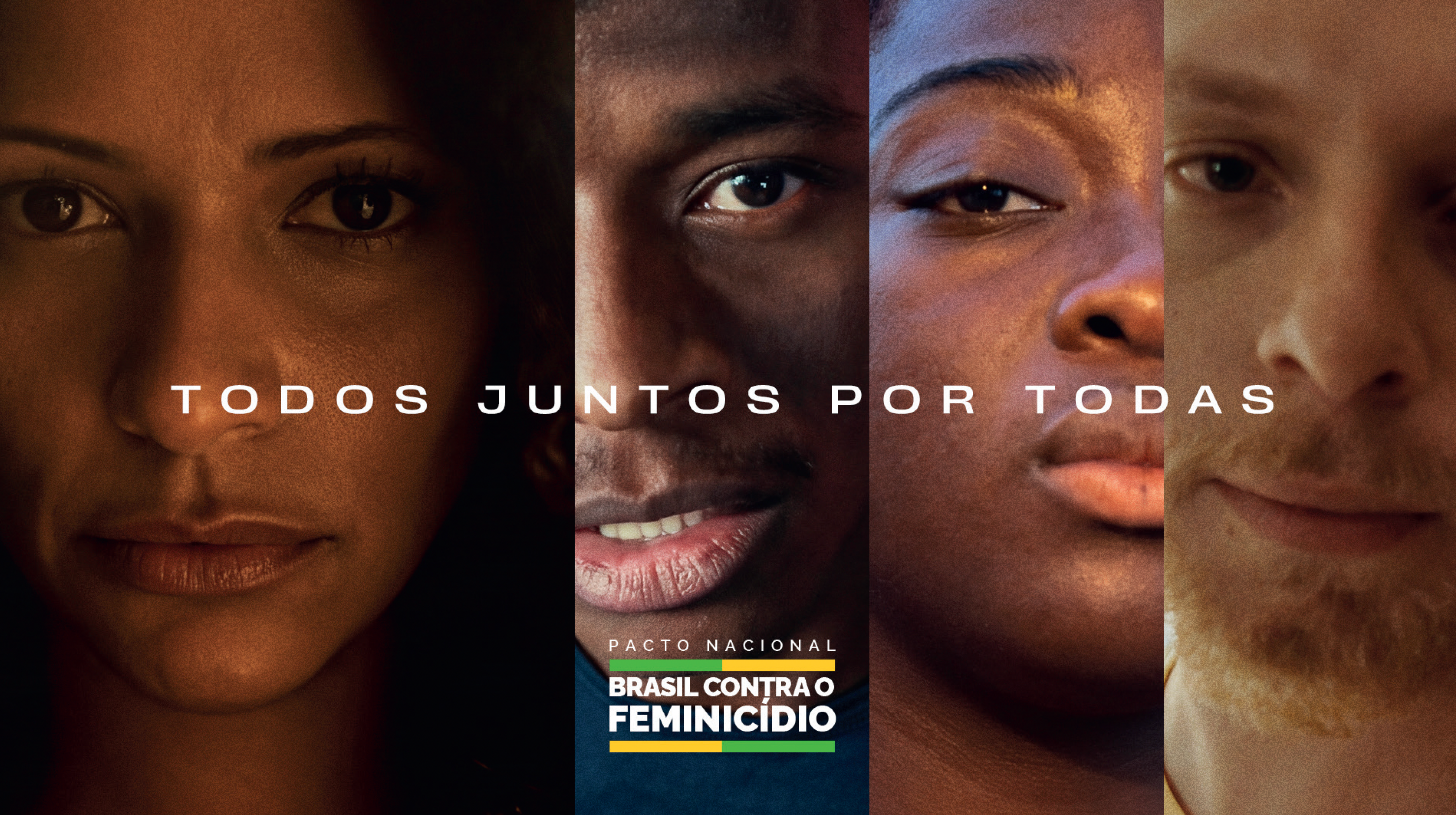 Cartazes da campanha Todos juntos por todas